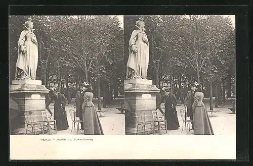 Stereo-AK Paris, Jardin du Luxembourg