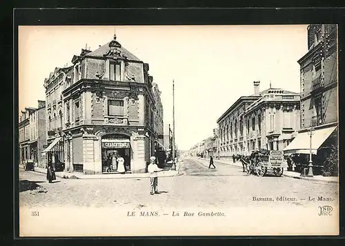 AK Le Mans, La Rue Gambetta