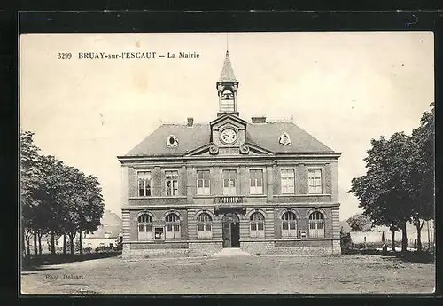 AK Bruay-sur-l`Escaut, La Mairie, Rathaus