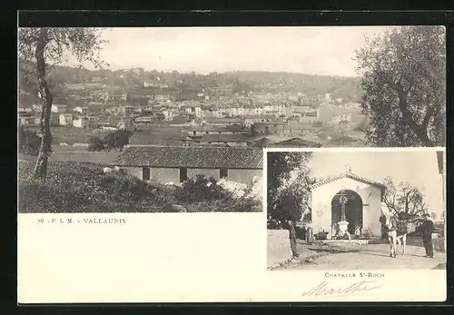 AK Vallauris, Chapelle St-Roch, Vue générale