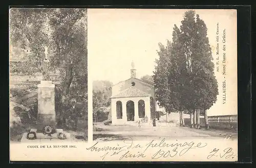 AK Vallauris, Notre Dame des Graces, Croix de la Mission