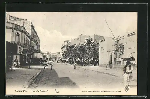 AK Bizerte, Vue du Marché