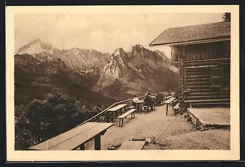 AK Garmisch, Restaurant St. Martin auf dem Grasberg