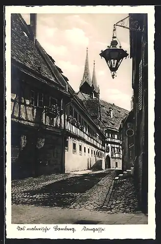 AK Bamberg, in der Domgasse