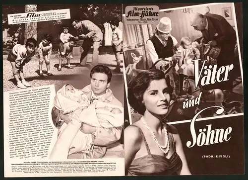 Filmprogramm IFB Nr. 4290, Väter und Söhne, Vittorio De Sica, Antonella Lualdi, Regie Mario Moniceili