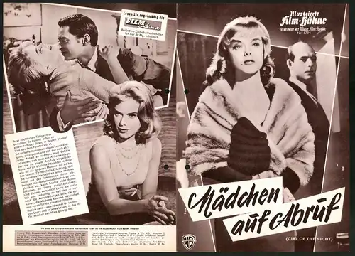 Filmprogramm IFB Nr. 5794, Mädchen auf Abruf, Anne francis, Lloyd Nolan, Kay Medford, Regie Joseph Cates