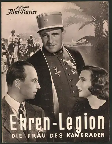 Filmprogramm IFK Nr. 2819, Ehren-Legion, Die Frau des Kameraden, Marie Bell, Charles Vanel, Regie M. Gleize