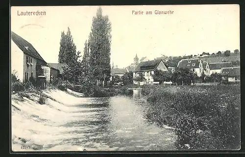 AK Lauterecken, Partie am Glanwehr