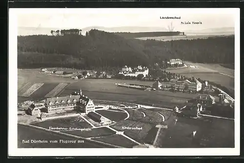 AK Bad Dürrheim, Eisenbahner-Erholungsheim, Kindersolbad, Totalansicht