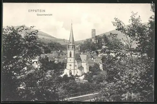 AK Eppstein, Totalansicht mit Kirche