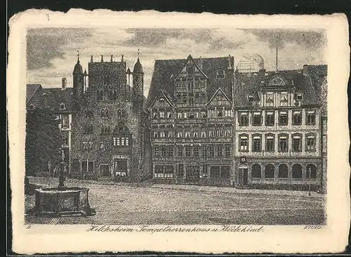 AK Hildesheim, Tempelherrenhaus u. Wedekind