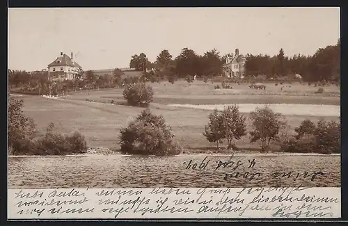 AK Leoni, am Hangweg mit Villa Krüzner