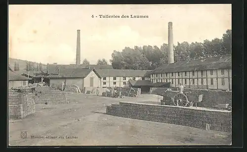 AK Laumes, Tuileries des Laumes, Fabrique de tuiles