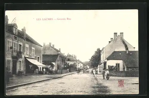 AK Les Laumes, La Grande Rue