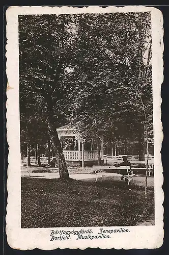 AK Bartfeld, Musikpavillon im Park