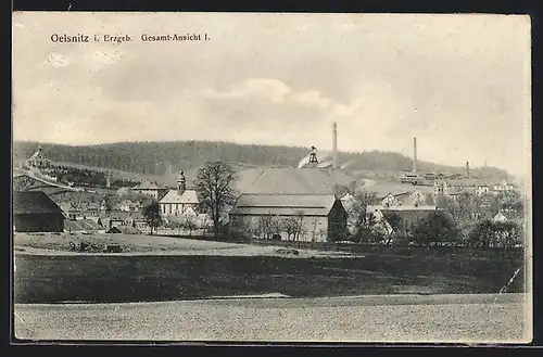 AK Oelsnitz i. Erzgeb., Kohlebergwerk, Gesamtansicht