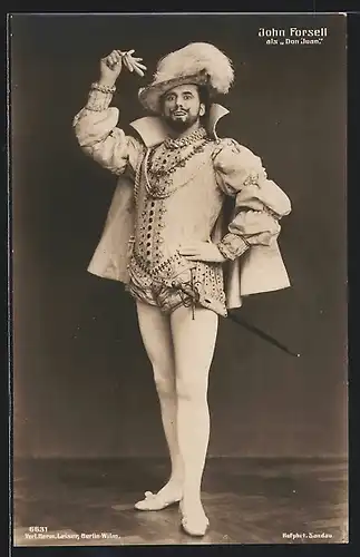 AK Opernsänger John Forsell als Don Juan