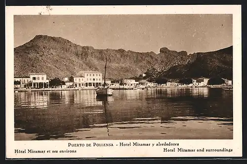 AK Puerto de Pollensa, Hotel Miramar y alrededores