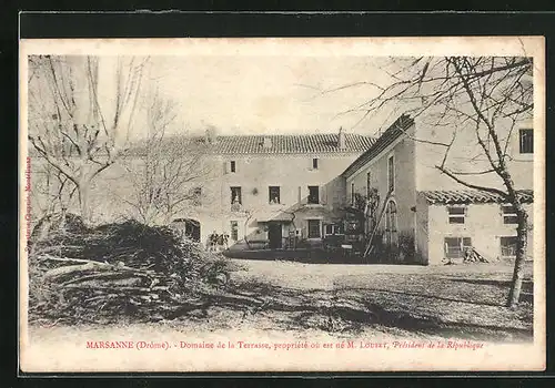 AK Marsanne, Domaine de la Terrasse, propriété oú est né M. Loubet, Président de la République