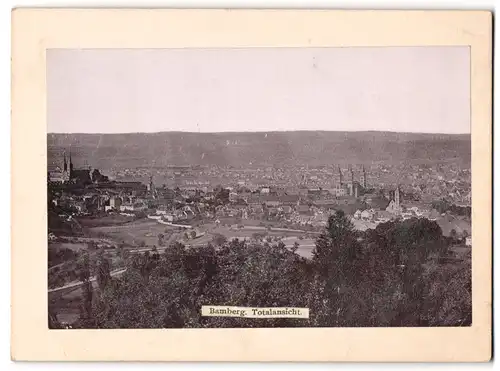 Fotografie Fotograf unbekannt, Ansicht Bamberg, Panorama der Stadt