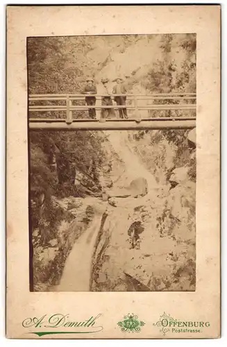 Fotografie A. Demuth, Offenburg, Ansicht Oppenau, Allerheiligen Wasserfall