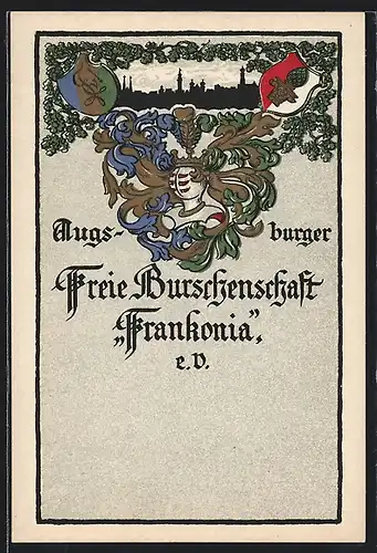 AK Augsburg, Freie Burschenschaft Frankonia e.V., Studentenwappen