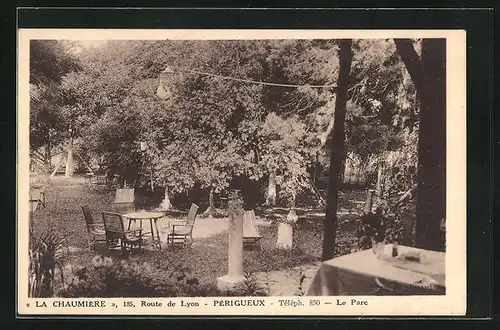 AK Périgueux, La Chaumiére, le Parc