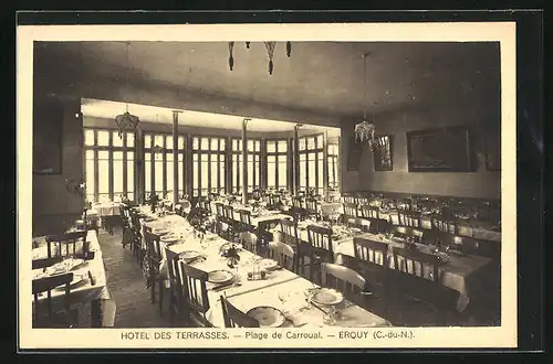 AK Erquy, Hotel des Terrasses, Plage de Carroual