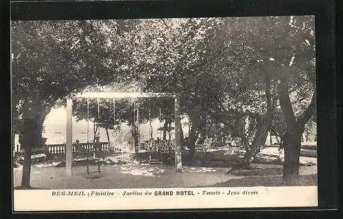 AK Beg-Meil, Jardins du Grand Hôtel, Tennis, Jeux divers