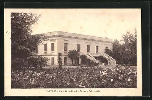 AK Castres, Parc Brigniboul, Facade Principale