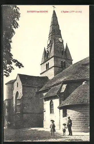 AK Savigny-les-Beaune, L`Eglise, Kirche