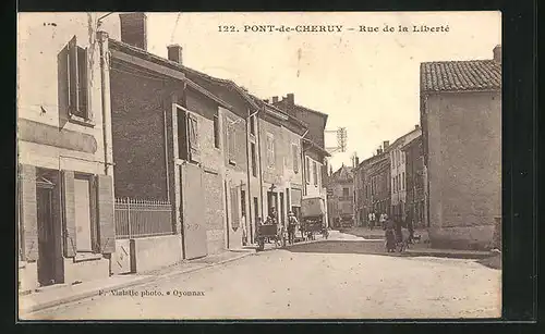 AK Pont-de-Cheruy, Rue de la Liberté