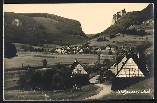 AK Hausen im Tal, Ortspartie