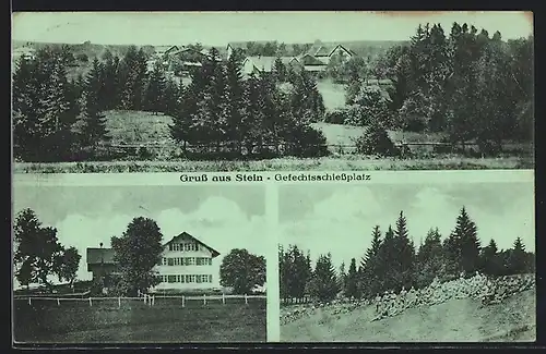 AK Stein / Betzigau, Gefechtsschiessplatz aus der Vogelschau