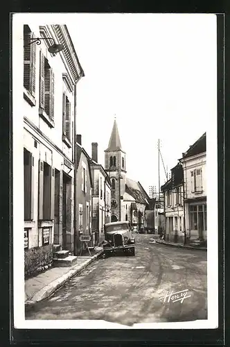 AK Chambourg, Rue Principale, Strassenpartie