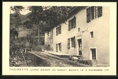 AK Thoirette, Maison où naquit Bichat 1771