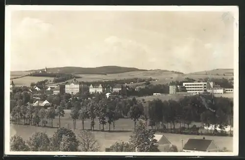 AK Volyne na Sumave, Ansicht der Schule im Ort