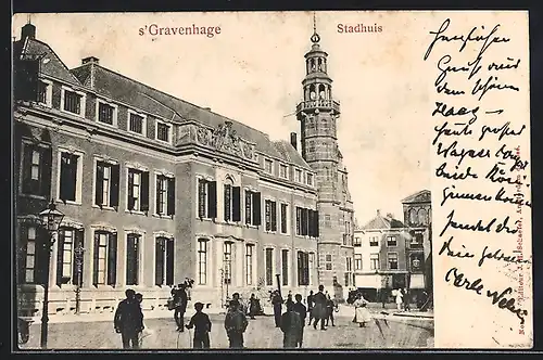 AK s`Gravenhage, Stadhuis