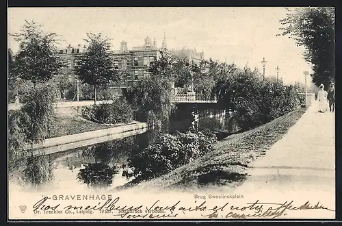 AK s`Gravenhage, Brug Sweelinckplein