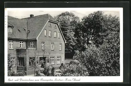 AK Rosengarten, Gasthaus-Pension Zum Rosengarten