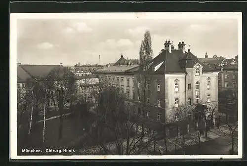 AK München-Bogenhausen, Chirurg Klinik aus der Vogelschau