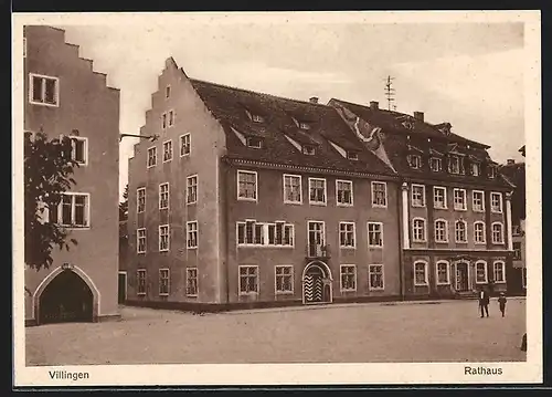 AK Villingen, Partie am Rathaus