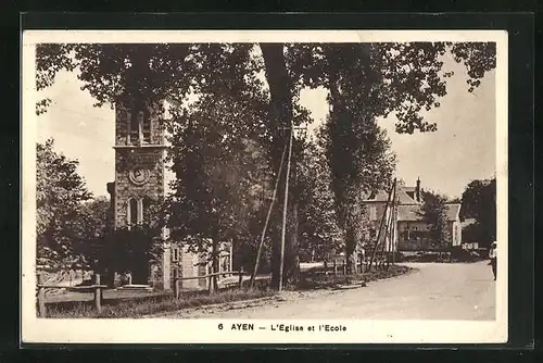 AK Ayen, L`Eglise et l`Ecole