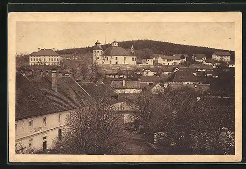 AK Slapy, Blick über die Dächer der Stadt