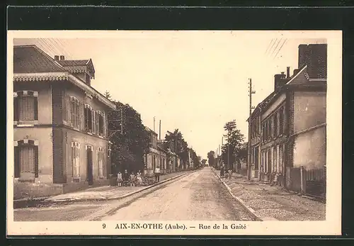 AK Aix-en-Othe, Rue de la Gaité