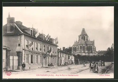 AK Chavanges, Rue du Bois et Gendarmerie