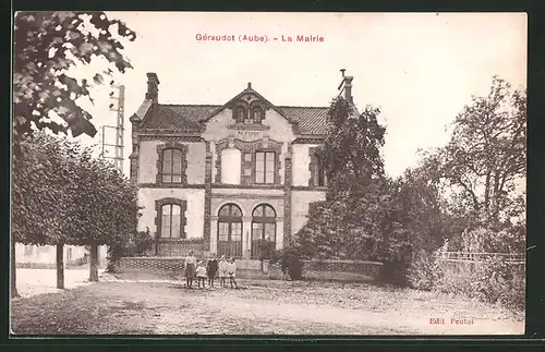 AK Géraudot, La Mairie