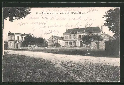 AK Méry-sur-Seine, Hôpital-Hospice