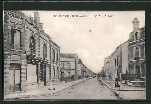 AK Romilly-sur-Seine, Rue Victor Hugo