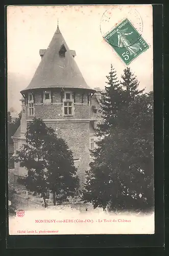 AK Montigny-sur-Aube, La Tour du Chateau